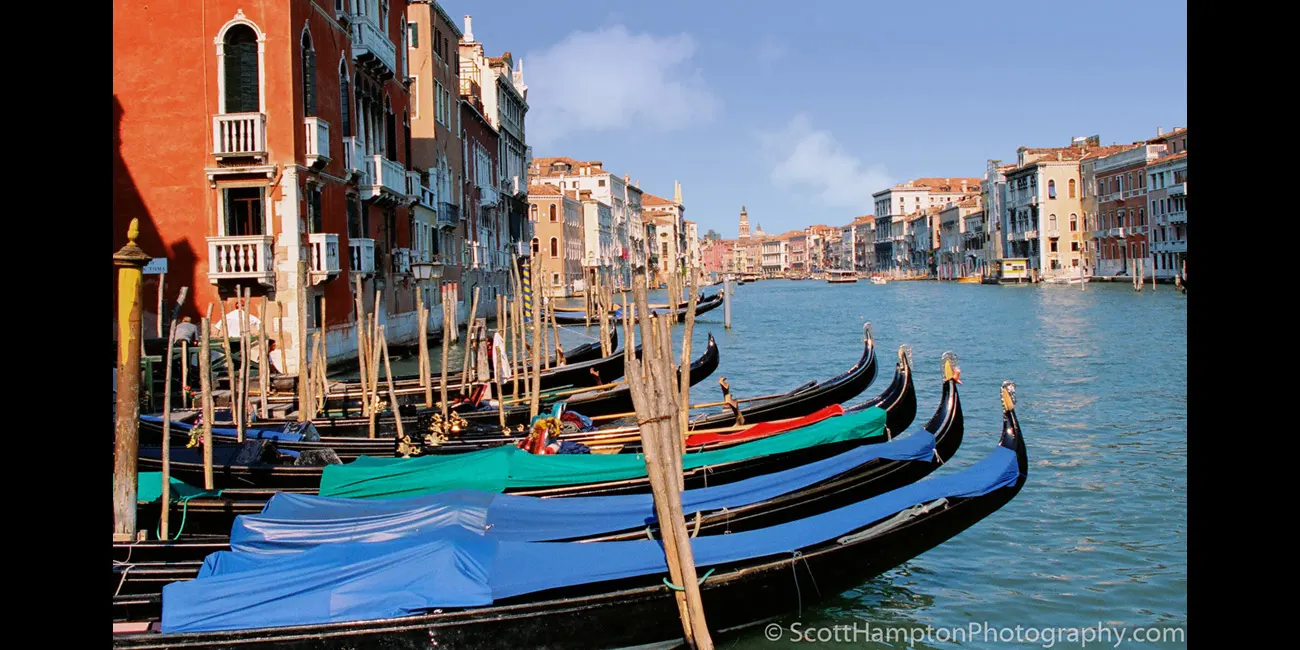 Gondolas of the Grand Canal