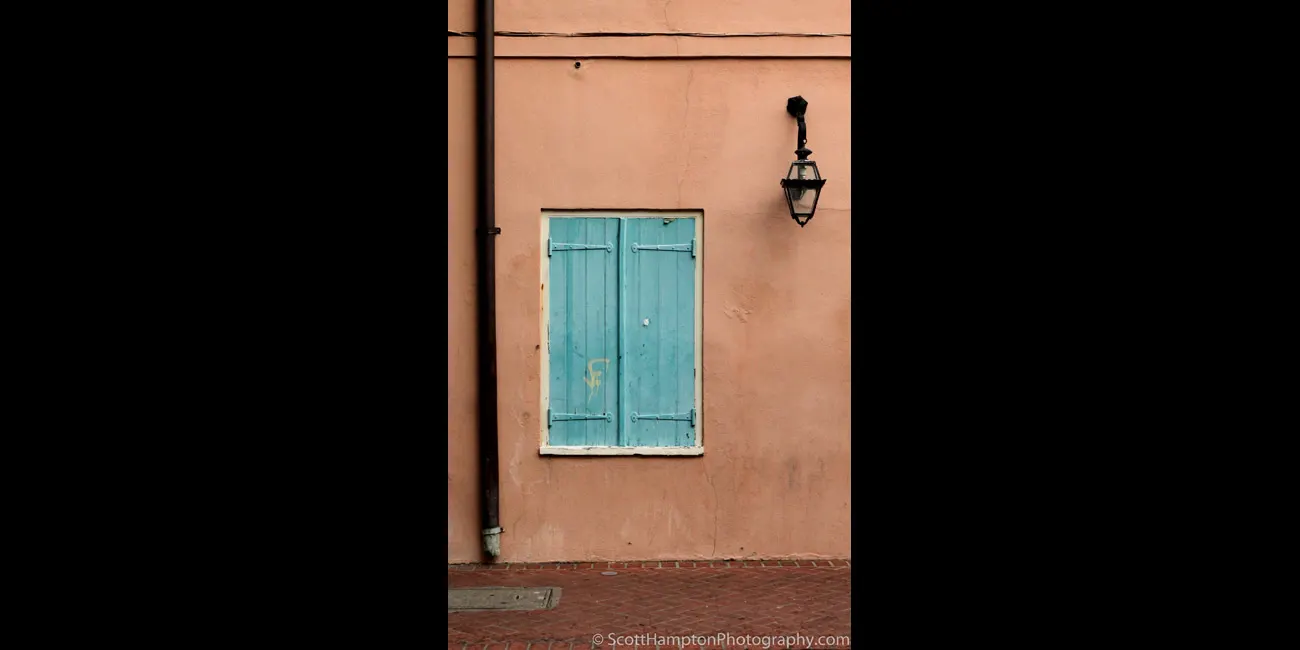 Pink and Blue in New Orleans I